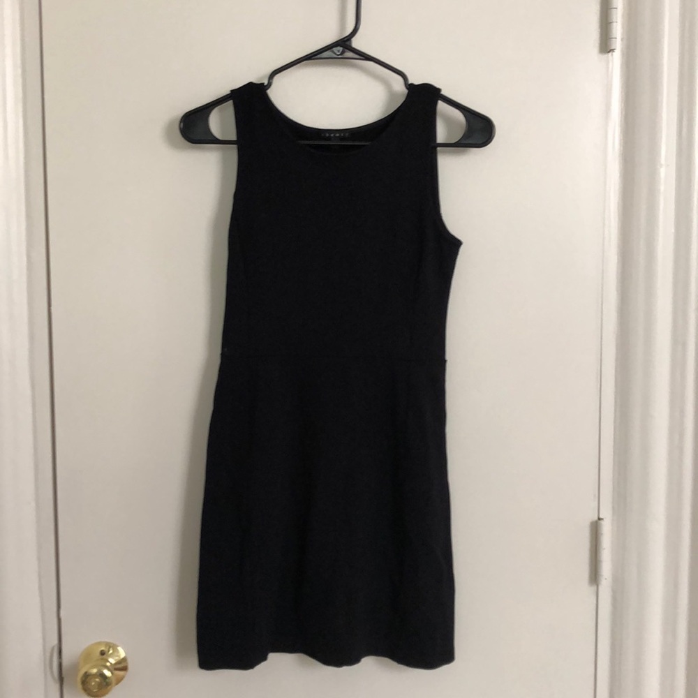 Theory black pencil dress